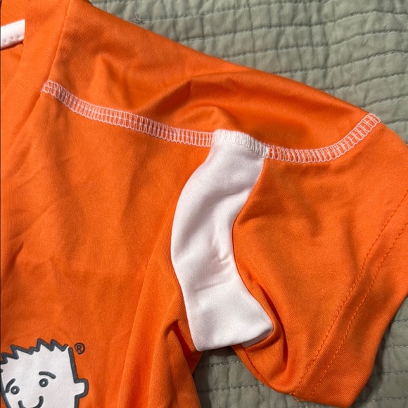Umbro Kids Orange and White Soccer Shots Tee - Picture 5 of 6